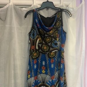 Cowl neck maxi dress